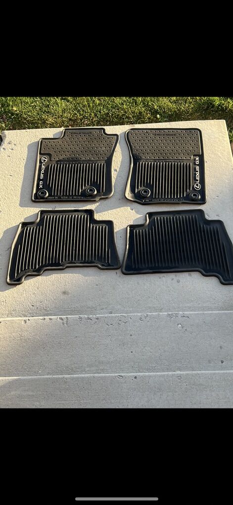 Black Lexus GX All Weather Mats