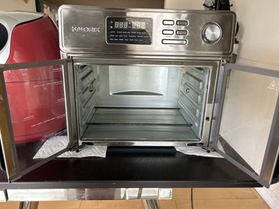 Kalorik Digital Air Fryer Toaster Oven Stainless Steel with Trays