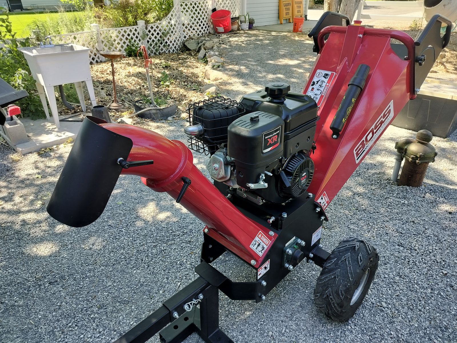 Pristine Boss Industrial 5" Wood Chipper for Sale