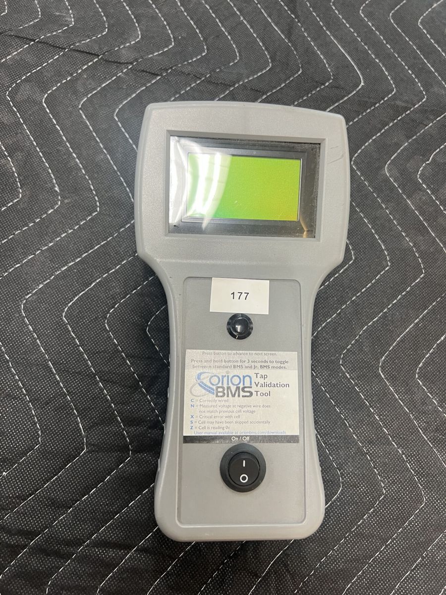Orion BMS Cell Tap Validator