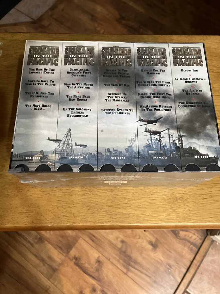 Crusade In The Pacifc 10 VHS Tape Set