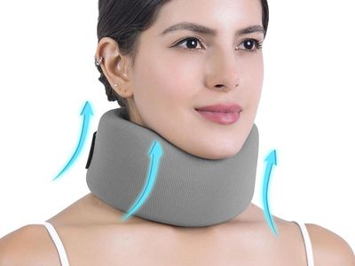 NEW Neck Brace for Neck Pain & Support - Cervical Collar with Soft Nylon-Spandex for Keep Vertebrae Stable & Aligned