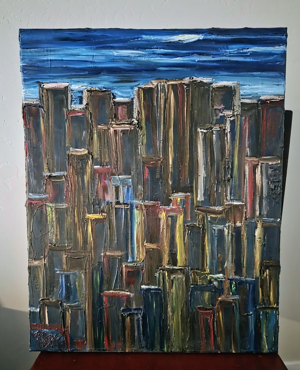 3 Oil Canvas Paintings