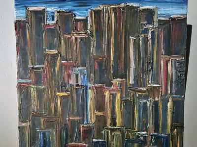 3 Oil Canvas Paintings