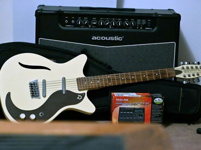 Danelectro vintage 12 string elrctric guitar