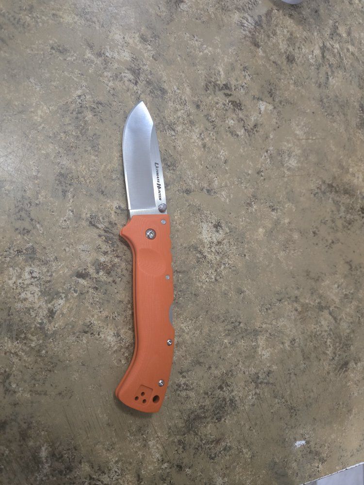 Cold Steel Ultimate Hunter Folding Knife - Orange Handle