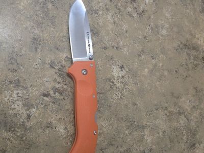 Cold Steel Ultimate Hunter Folding Knife - Orange Handle