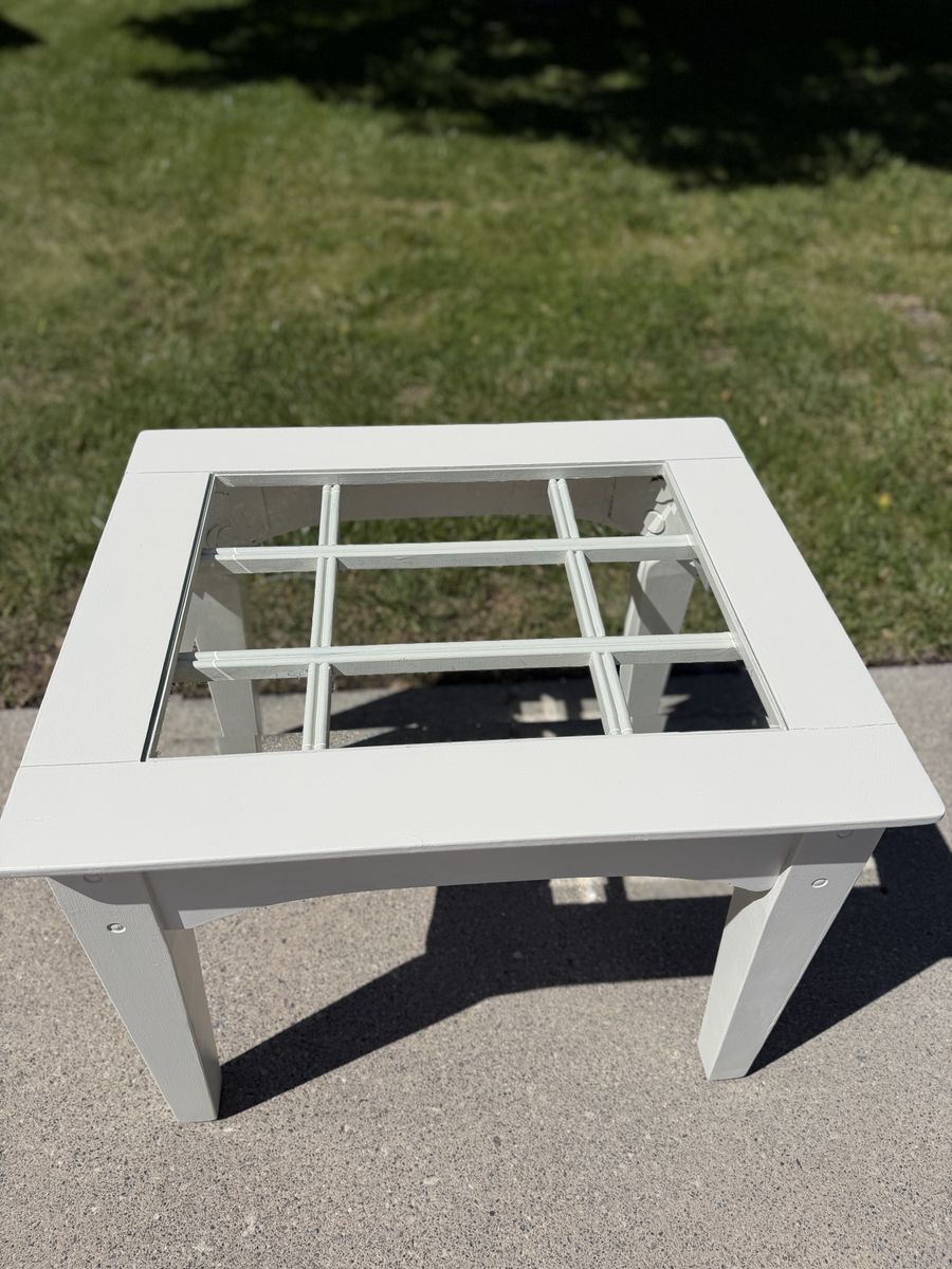  Accent Table or side table with Glass Top