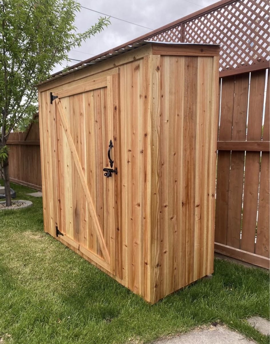 New Solid Wood Tool Shed