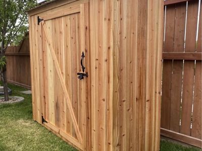 New Solid Wood Tool Shed