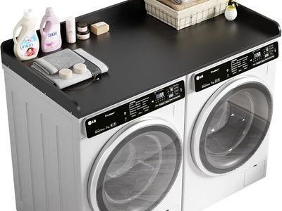 Washer & Dryer Countertop Black