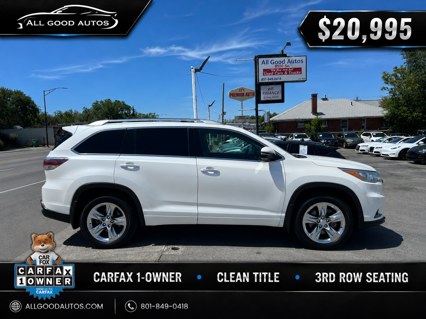2015 Toyota Highlander Limited Platinum