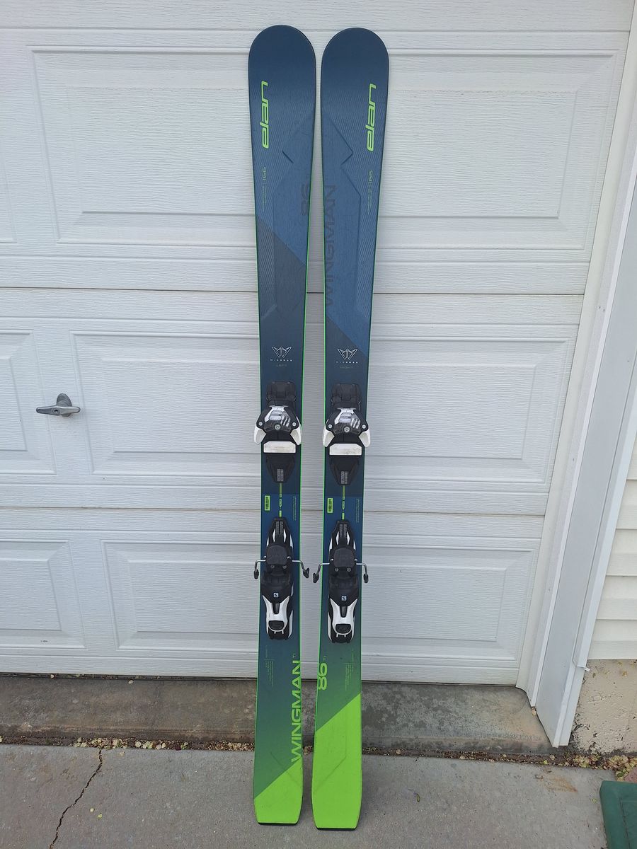ski Elan Wingman 86 Ti, 166cm, R 14,7,   Demo bindings Salomon