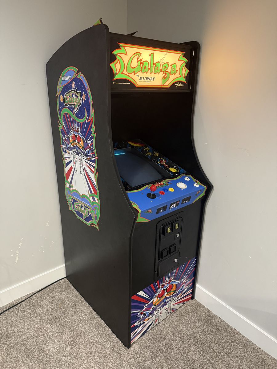 Midway Galaga Arcade Cabinet – Original Vintage Cabinet – 60 in 1 Multi-Game