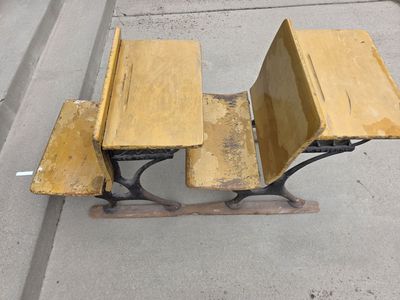 Antique School Desk