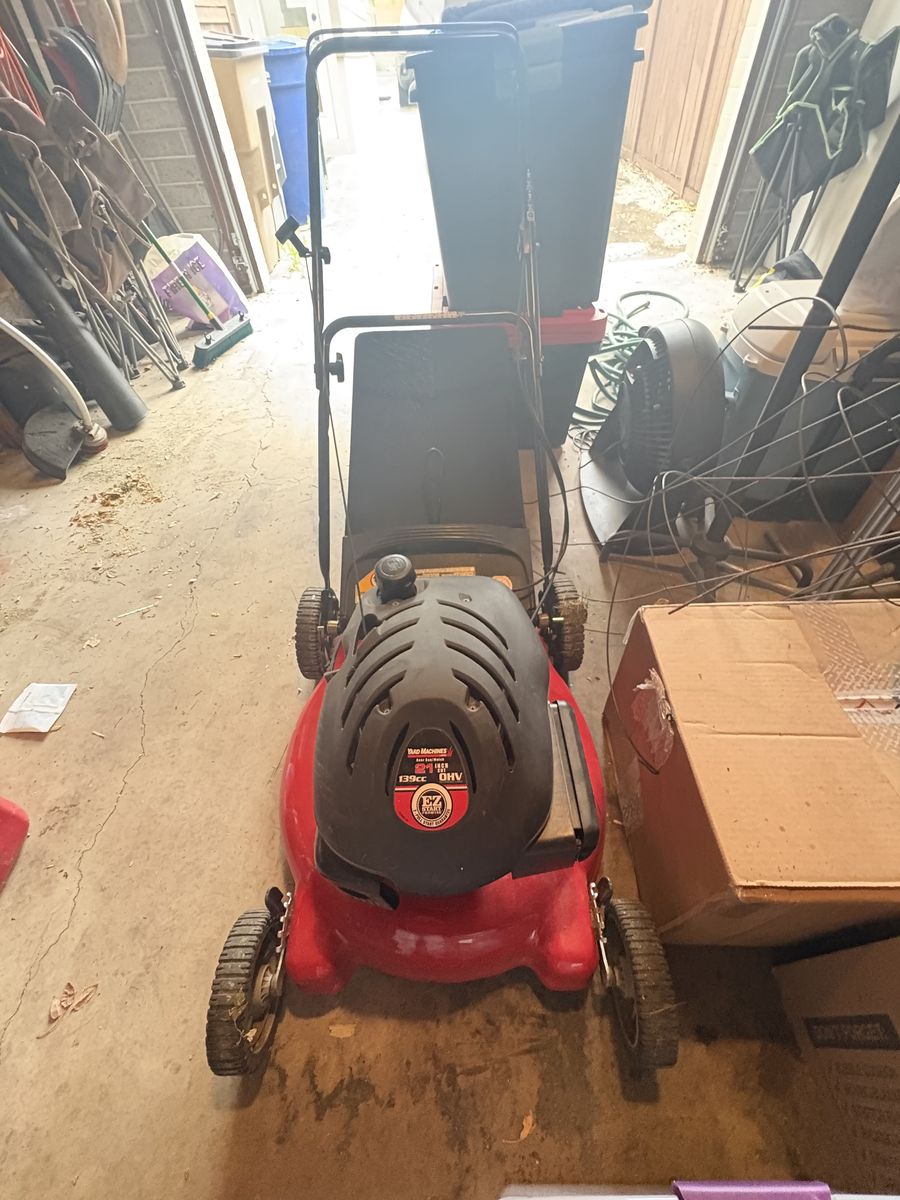 Free mower-good for parts or repair