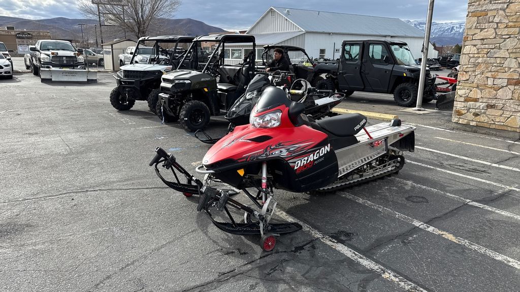 2010 Polaris 800 DRAGON RMK 155 Red/Black Dragon -