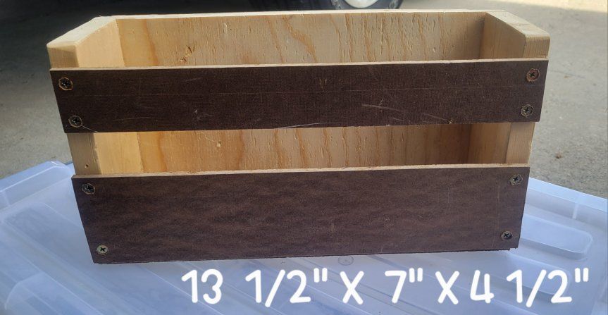 Handmade Wooden Storage Crate
