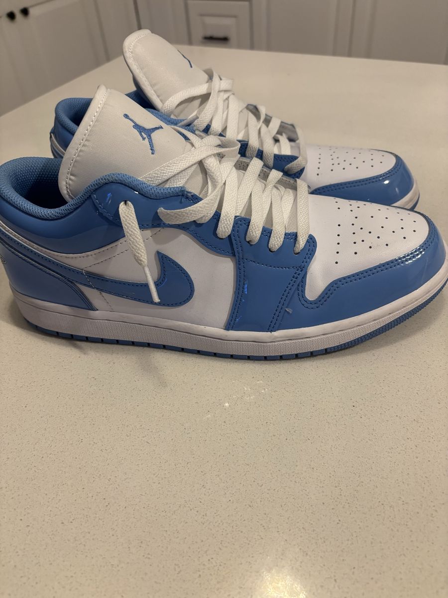 Air Jordan 1 Low White / Legend Blue Sneakers Size 11