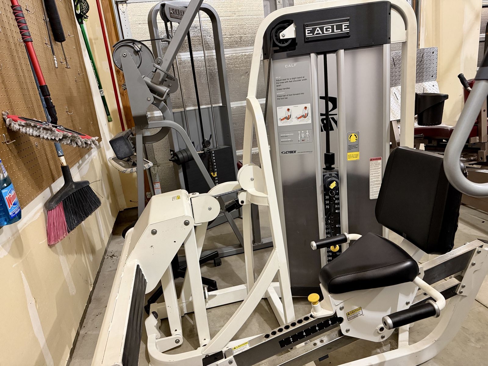 Cybex Eagle rotary seated calf machine