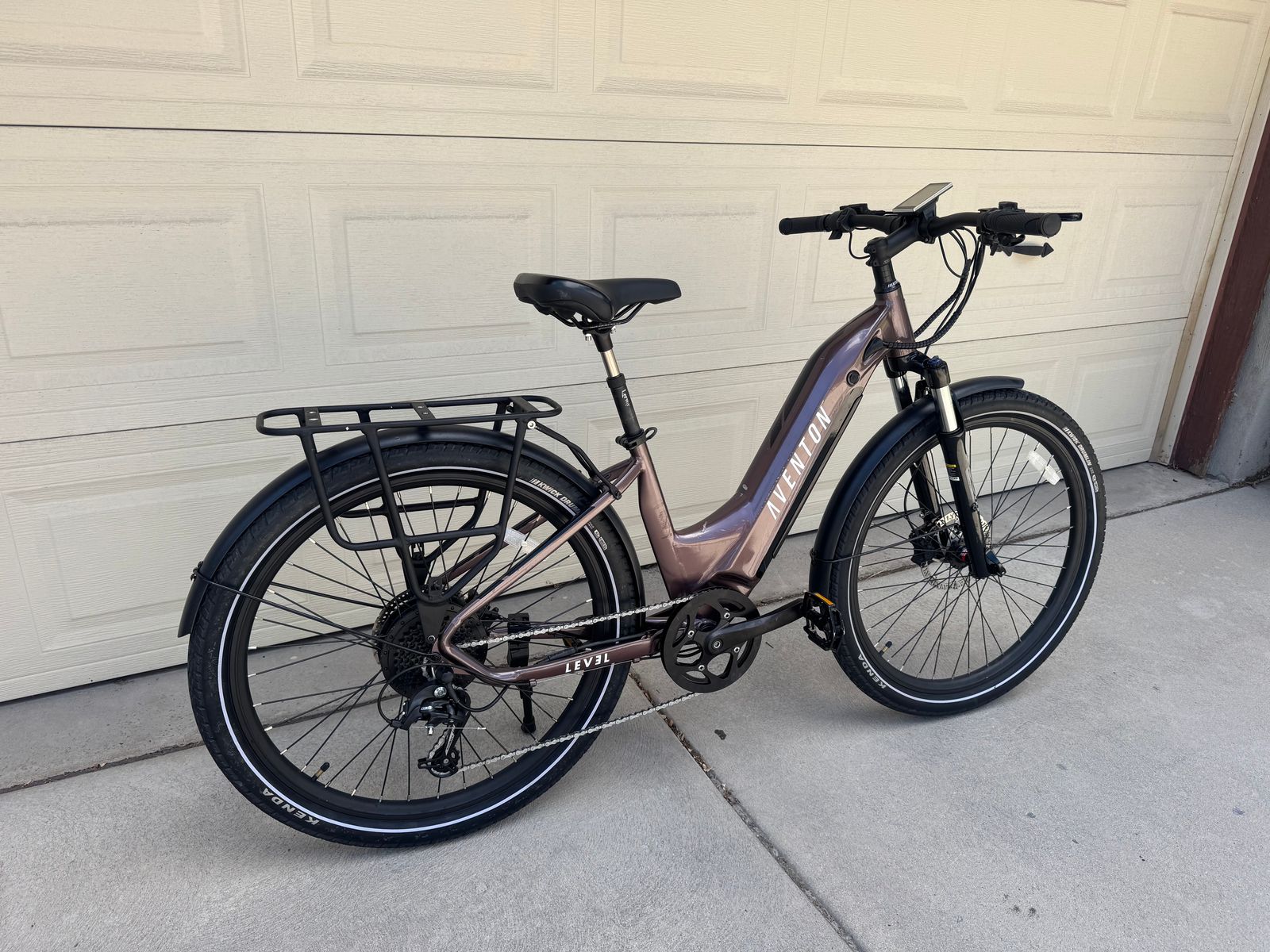 Aventon Level Step-Through Commuter Ebike - S/M / Rose Gold