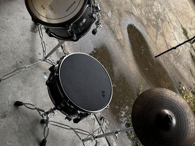 Ludwig drumset pieces.