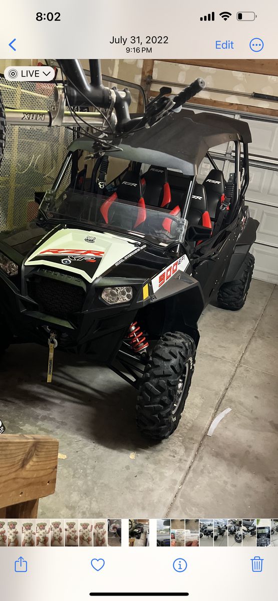 2013 Rzr 900 4 Seater