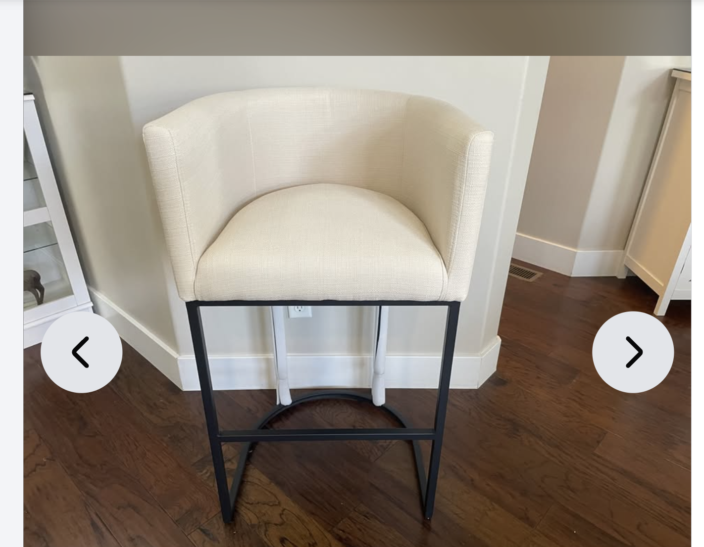 Brand new Metal Frame Counter Stool seat height 32"