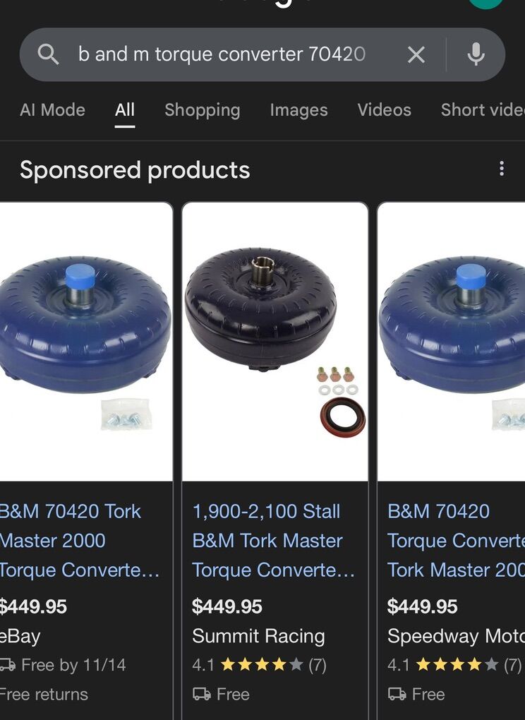 B & M General Motors Torque Converter