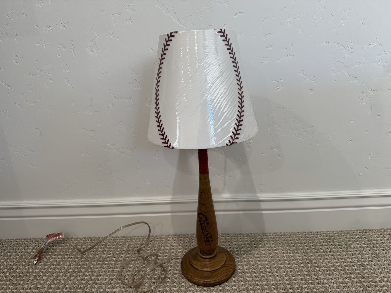 Pottery Barns Baseball Lamp