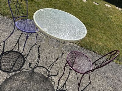 Old Chairs and Table