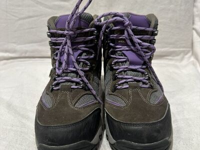 Hi-Tec Women’s Size 8 Grey/Purple WP Hiking Boots