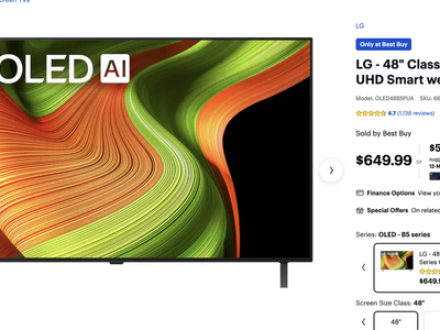 LG - 48" Class B5 Series OLED AI 4K UHD Smart webOS TV (2025)