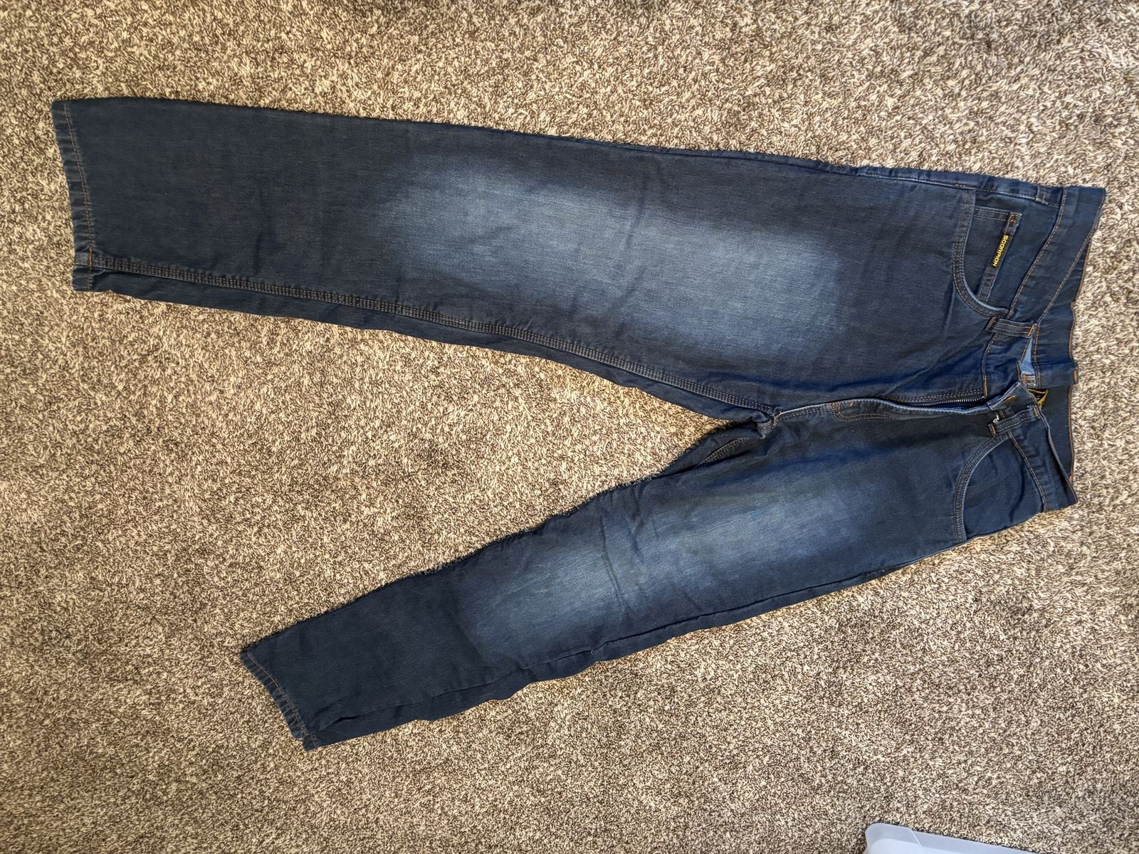 Scorpion Covert Pro Men's Dark Wash Motorcycle Riding Jeans Size 36 x 36 with Kevlar & Armor Pockets