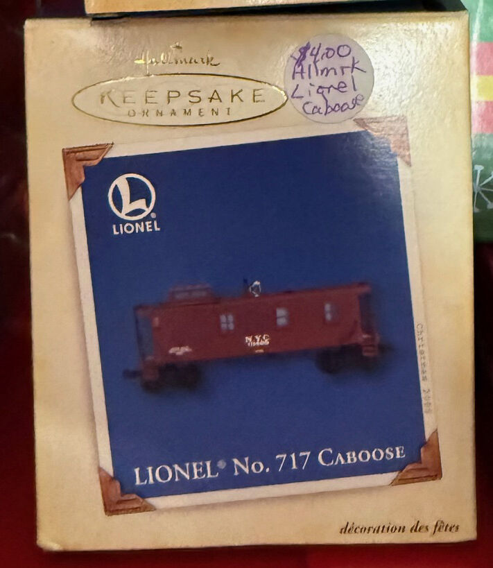 Lionel No. 717 Caboose Train 2005 Hallmark Christmas Ornament