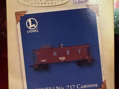 Lionel No. 717 Caboose Train 2005 Hallmark Christmas Ornament