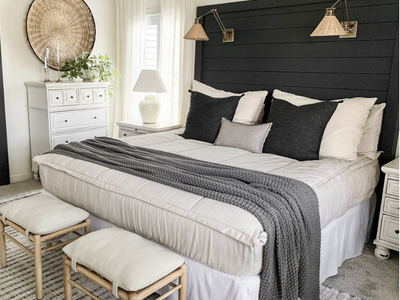 Full Size Beddy’s Zipper Bedding – Retired Neutral Farmhouse Style – Minky Interior – $150 OBO