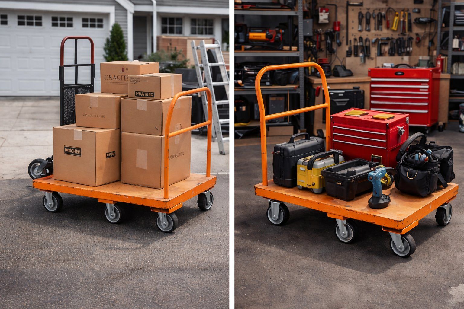 Industrial Rolling Platform Truck