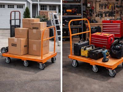 Industrial Rolling Platform Truck