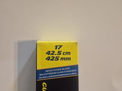 Michelin Guardian+ 17 Inch Wiper Blade — Toyota Corolla Nissan Altima Sentra Ford Focus — $13