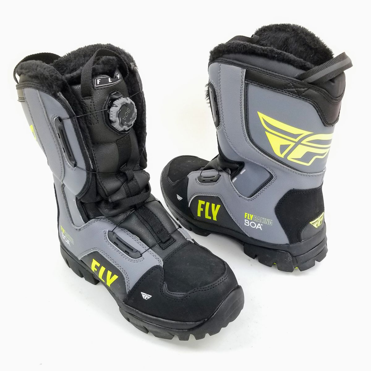 Fly Racing Marker BOA Snow Boot (Black/Grey/Hi-Vis, 11) (361-96711-L-R2-S5)