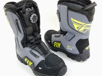 Fly Racing Marker BOA Snow Boot (Black/Grey/Hi-Vis, 11) (361-96711-L-R2-S5)