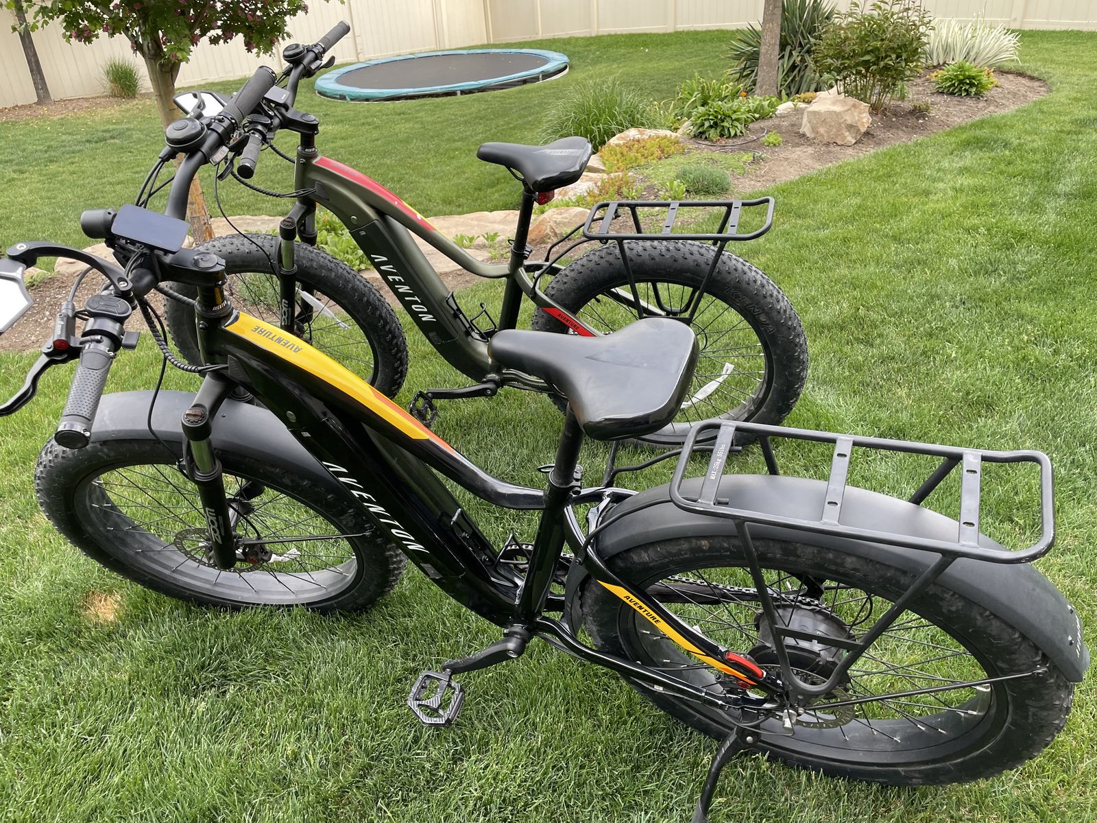 His & Hers Aventon Aventure E-Bikes for Sale