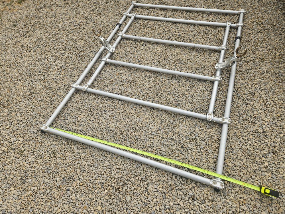 NRS style 58"x85" Raft Frame, 8" NRS Oar towers.  Sawyer Cobra Oarlocks.
