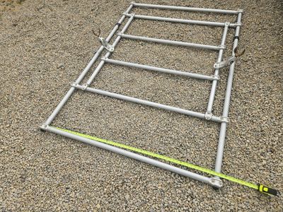 NRS style 58"x85" Raft Frame, 8" NRS Oar towers. Sawyer Cobra Oarlocks.