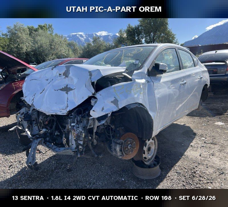 2013 Nissan Sentra Parts - UTPAP Orem
