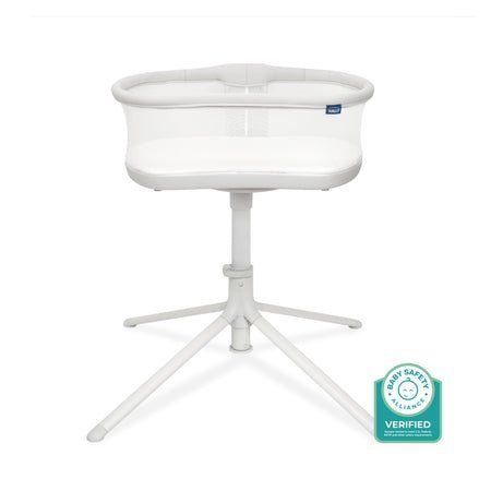 HALO BassiNest Swivel Sleeper Gray Mesh Bedside Bassinet