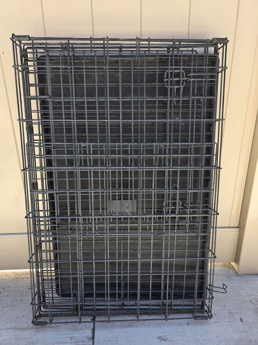 Folding Dog Crate: MidWest Homes for Pets Intermediate LifeStages Double Door 36-Inch