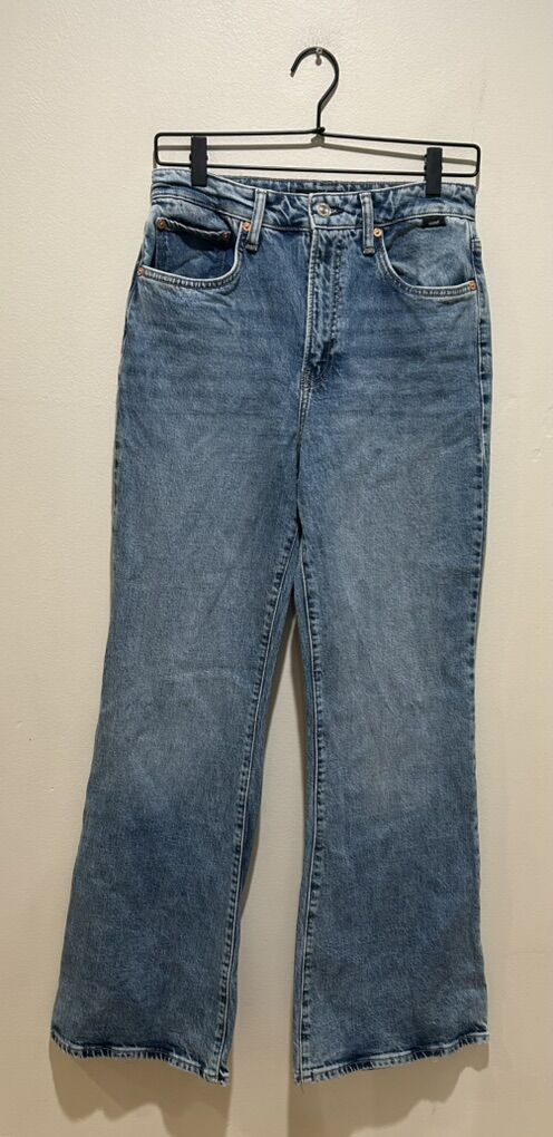 Mavi Los Angeles High Rise 70’s Flare Blue Jeans