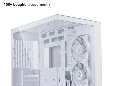 Lian Li O11D Mini V2 Flow Compact ATX Mid-Tower Computer Case - White, New, Unopened